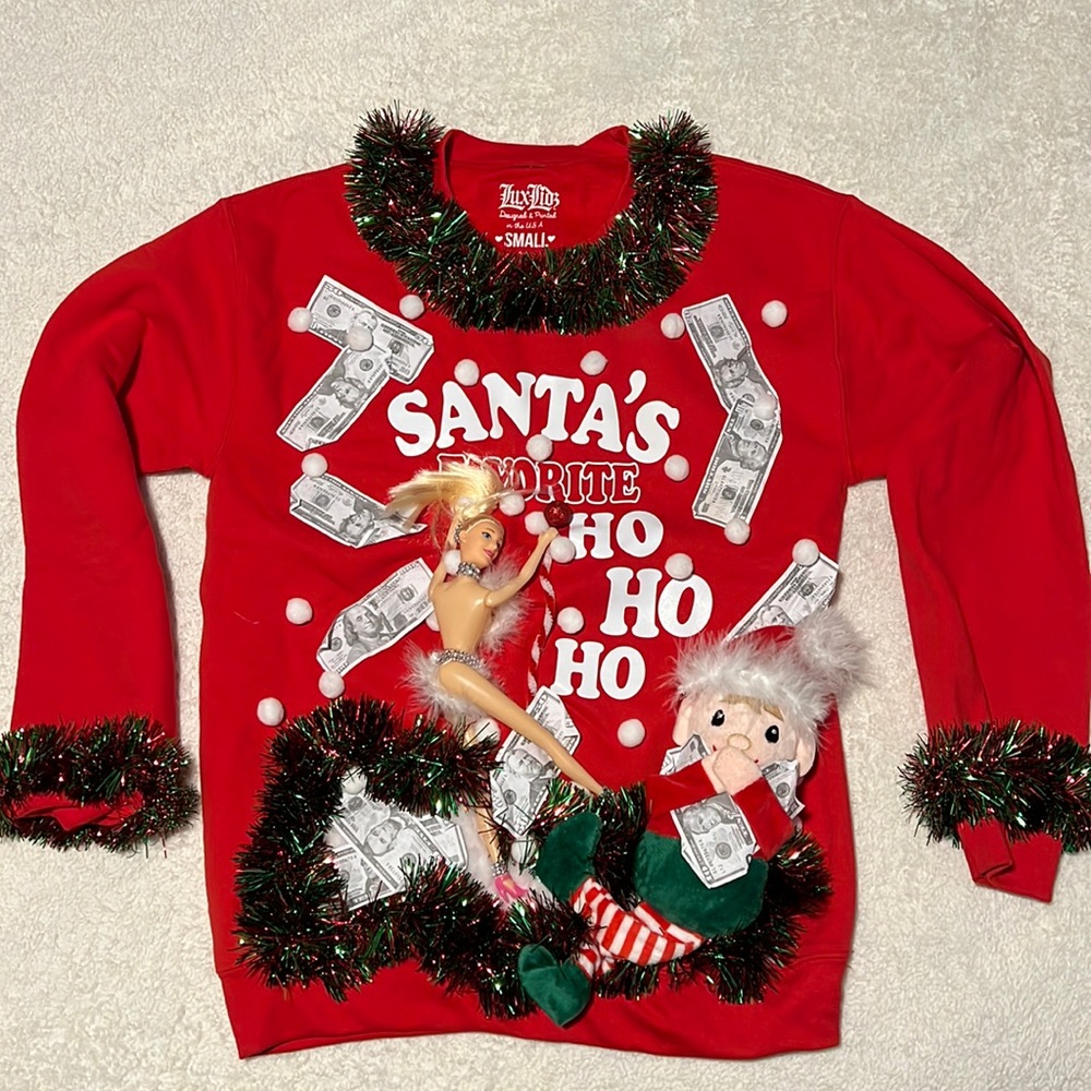 Santa’s Favorite Ho Ho Ho - ugly Christmas sweater